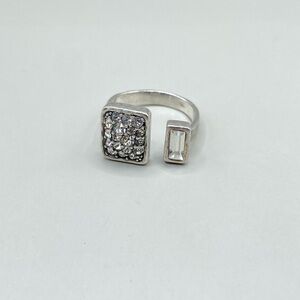 Silpada Crystal Cuff Ring R3404